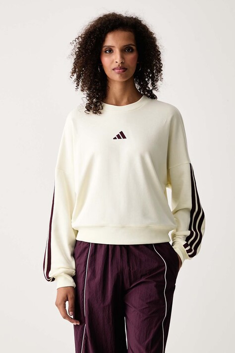 adidas Dukserica za žene s pamukom Essentials bež KR1026