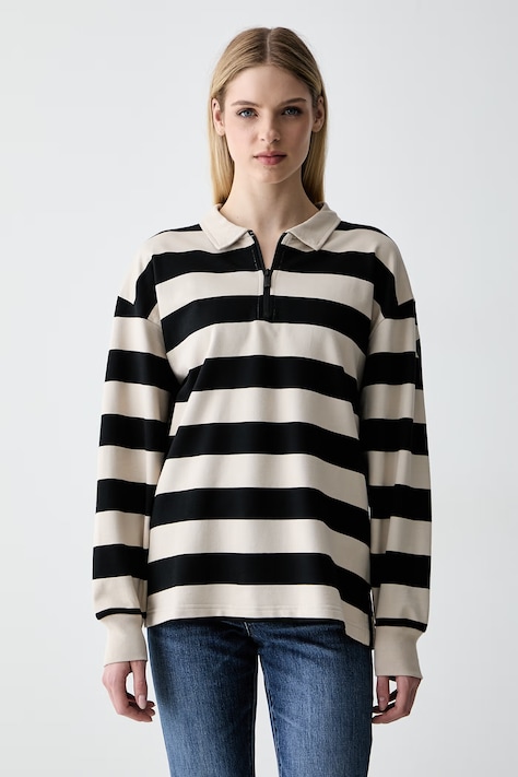 adidas longsleeve damski bawełniany Soft Lux beżowy KF6251