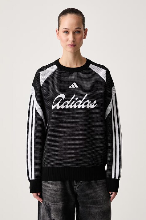 adidas Felpa da donna House of Tiro nera KF7275