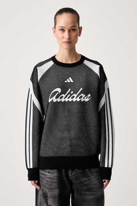 adidas Felpa da donna House of Tiro nera KF7275