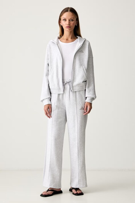 adidas komplet dresowy damski z bawełną Energize szary KG1932