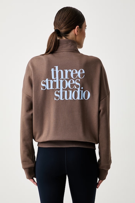 adidas bluza rozpinana damska z bawełną Essentials brązowa KY1910
