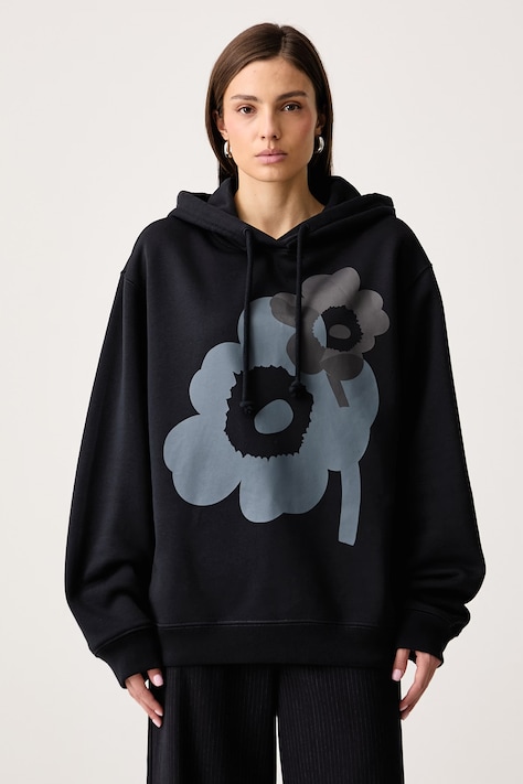 Marimekko Pulover ženski z bombažem črn 096190
