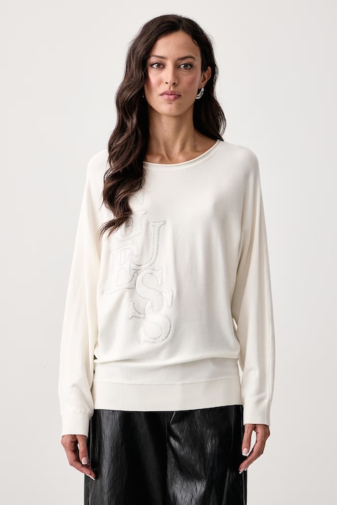 Guess Sweter damski z wiskozą ESMERALDA beżowy W6BR51 Z1452