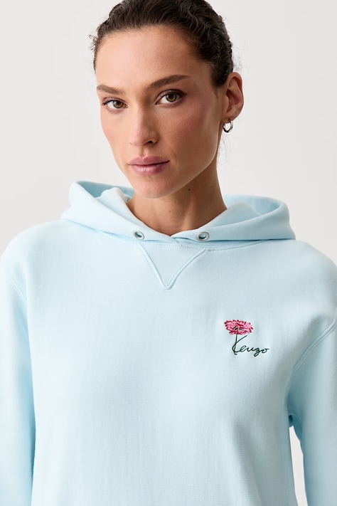 Kenzo кофта з капюшоном жіноча бавовняна — фото 4