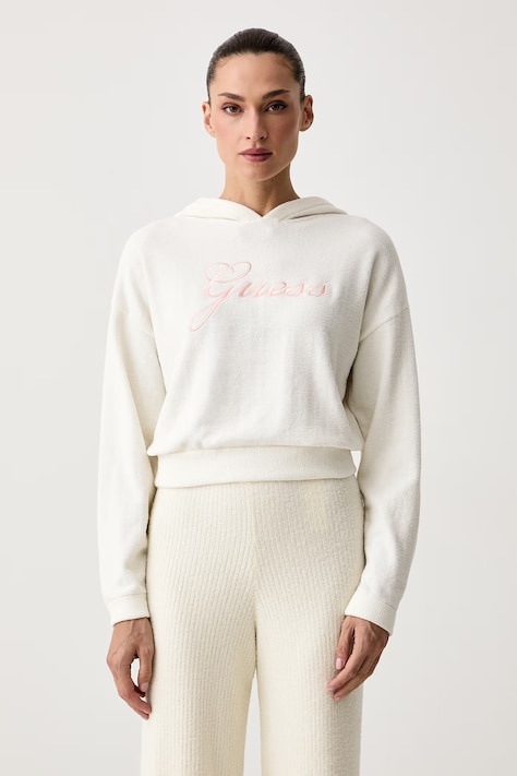 Guess Dukserica loungwear za žene ARIA bijela O6BR04 Z1146