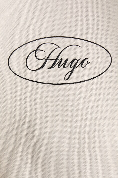 HUGO Blue кофта жіноча бавовняна Damaswee_B_1 — AW26-BLDZZ3, бежевий — фото 5