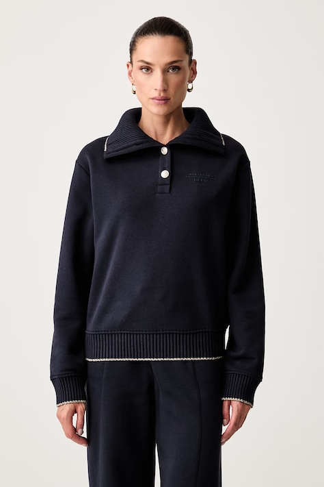 Guess bluza damska z bawełną X NORTH SAILS granatowa W6YQ22 K5315