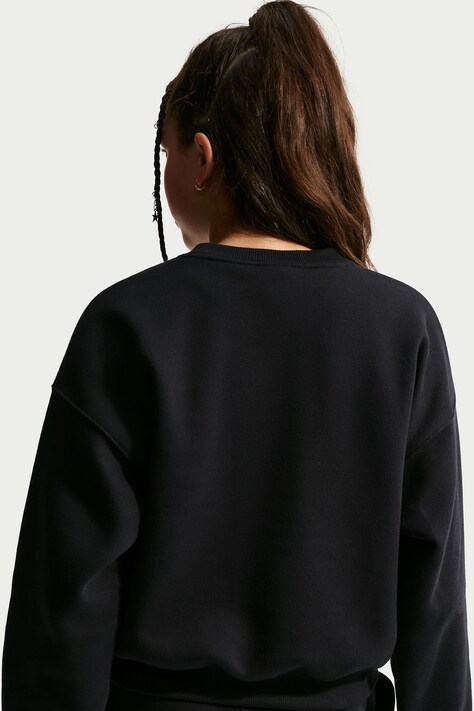 Nike Bluza dziecięca z bawełną Nike Sportswear Studio czarna IM5098