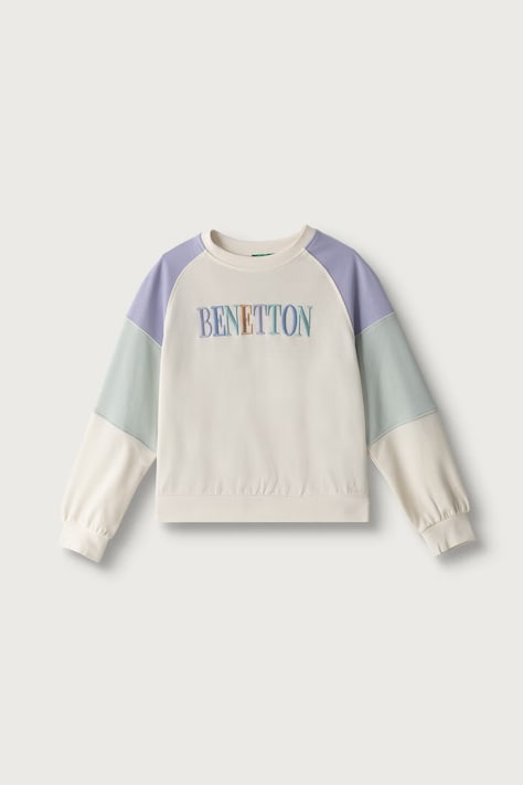 United Colors of Benetton Bluza dziecięca bawełniana beżowa 3J68C10U7