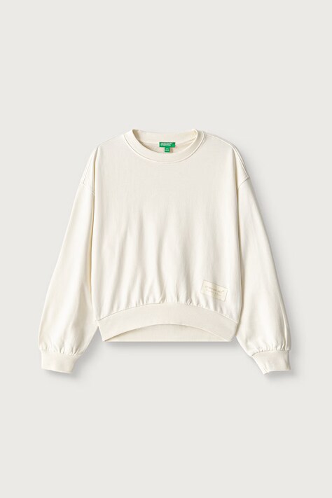 United Colors of Benetton Mikina dětská bavlněná béžová 38O3C10U6
