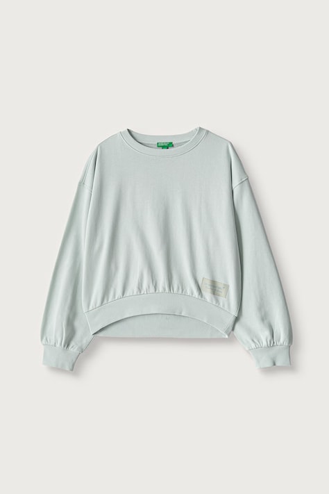 United Colors of Benetton Mikina dětská bavlněná zelená 38O3C10U6