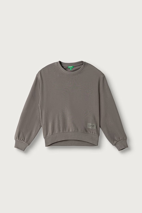 United Colors of Benetton Felpa per bambini in cotone grigia 38O3C10U6