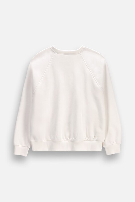 Coccodrillo Bluza dziecięca z bawełną beżowa WINTER COSY GRIL JUNIOR