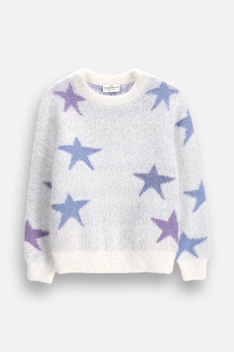 Coccodrillo Pulover pentru copii alb HOBBY PONNY GIRL KIDS