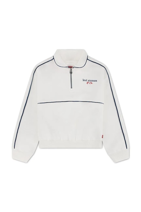 Levi's bluza dziecięca z bawełną MEET AND GREET HALF ZIP beżowa 3ER410