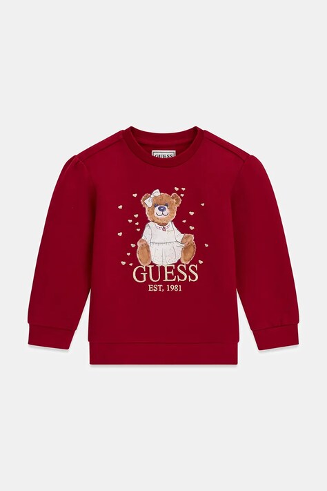 Guess Кофта для детей из хлопка бордо K6BQ02 K5894