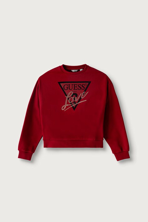 Guess Кофта для детей из хлопка красная J6BQ20 K8007