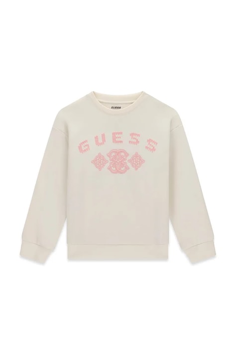 Guess Bluza dziecięca beżowa J6BQ17 K7270