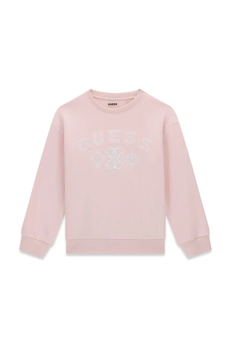 Guess Bluza dziecięca różowa J6BQ17 K7270