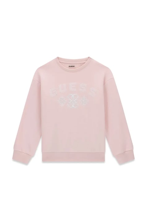 Guess Bluza dziecięca różowa J6BQ17 K7270