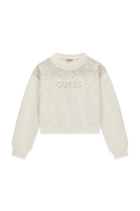 Guess Μπλούζα παιδική βαμβακερή μπεζ J6BQ02 K6084