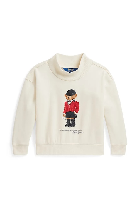 Polo Ralph Lauren Dukserica za djecu s pamukom bež 312B28482001