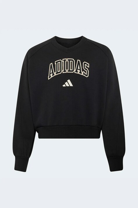 adidas mikina detská s bavlnou čierna KS5134