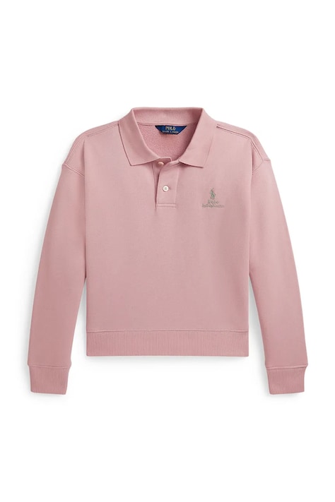 Polo Ralph Lauren mikina detská s bavlnou ružová 313B20042001