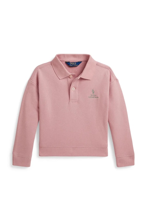 Polo Ralph Lauren mikina detská bavlnená ružová 312B20042001
