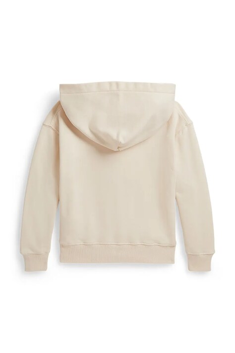 Polo Ralph Lauren bluza z kapturem dziecięca bawełniana beżowa 312B20037001