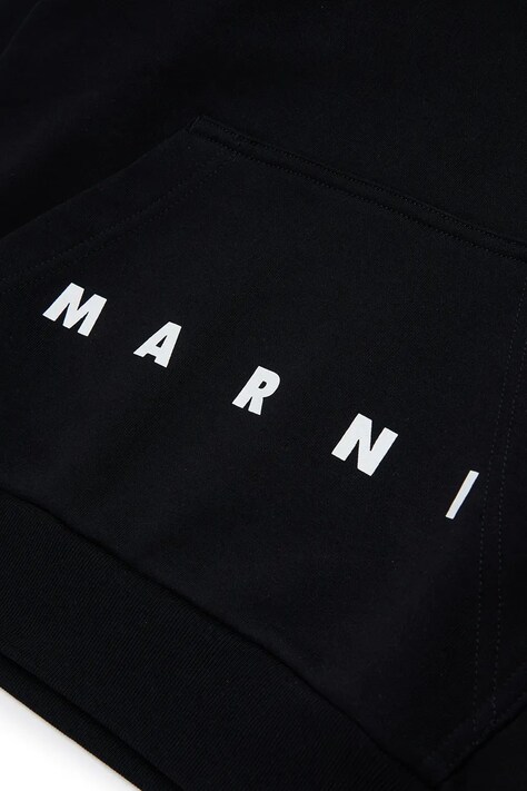 Marni кофта з капюшоном дитяча бавовняна — фото 4