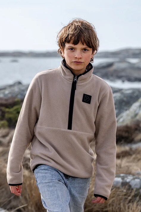 Didriksons Bluza dziecięca polarowa RUBI KIDS HZ 2 beżowa 506383