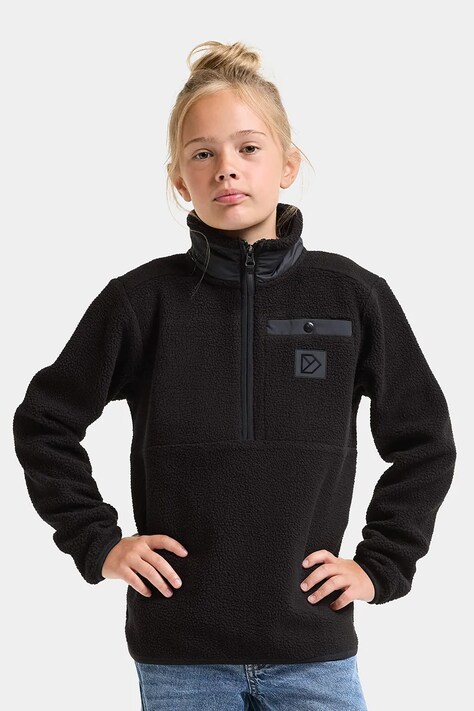 Didriksons Bluza dziecięca polarowa JOULE KIDS HZ czarna 506266