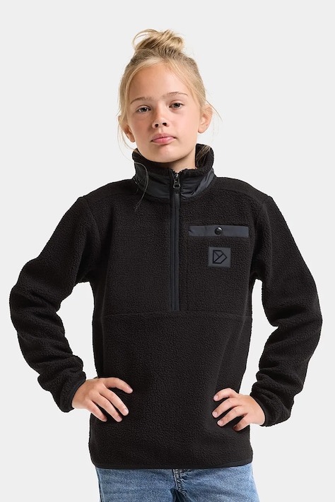 Didriksons Bluza dziecięca polarowa JOULE KIDS HZ czarna 506266