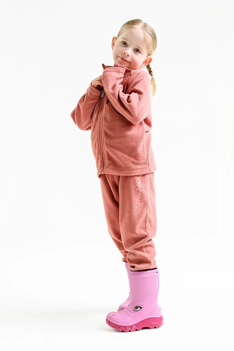 Viking Kids Bluza rozpinana dziecięca polarowa Playtime Fleece Jacket Warm różowa 50.25095