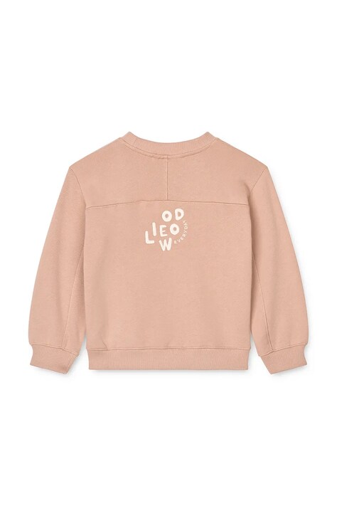 Liewood Bluza dziecięca bawełniana Ridley Sweatshirt różowa LW20778