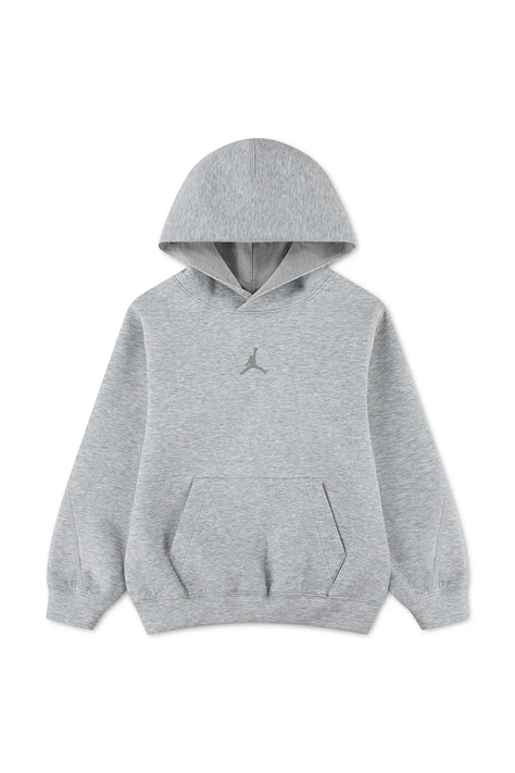 Jordan Bluza z kapturem dziecięca szara 95G186