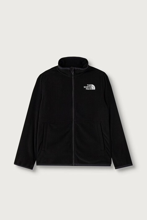 The North Face Dukserica sa flisom za djecu TEEN GLACIER FZ ZIP IN JACKET crna NF0A8F8AJK31