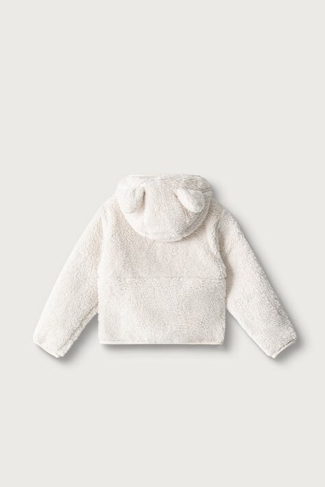 The North Face Bluza rozpinana z kapturem dziecięca polarowa KID CAMPSHIRE F/Z HOODIE beżowa NF0A88VRQLI1