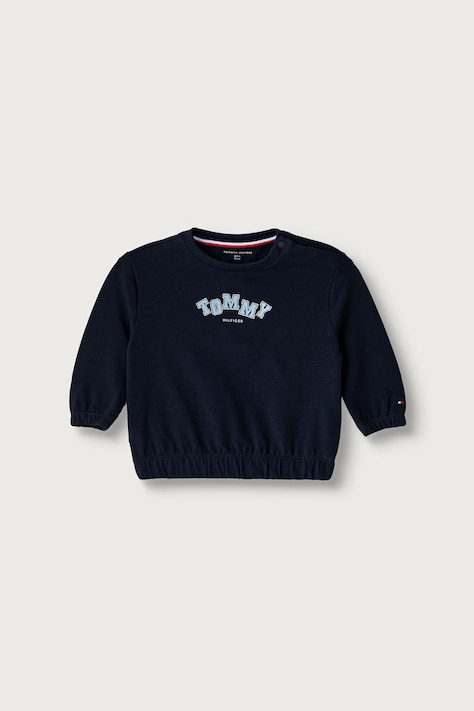 Tommy Hilfiger melegítőfelső bébi pamuttal sötétkék KN0KN02337