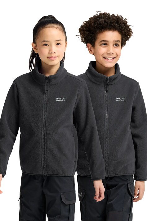 Jack Wolfskin Bluza polarowa dziecięca TAUNUS 200 czarna A66237