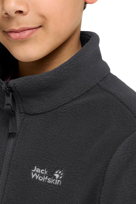 Jack Wolfskin Bluza polarowa dziecięca TAUNUS 200 czarna A66237