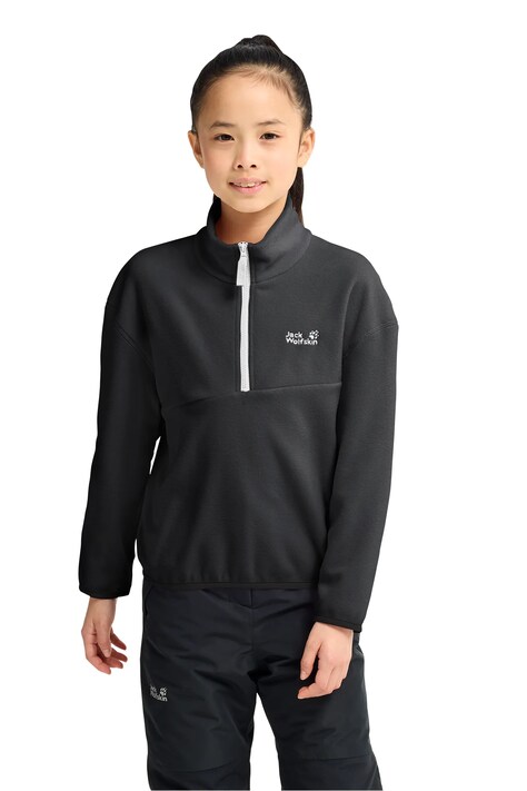 Jack Wolfskin Флисовая кофта для детей TAUNUS 100 чёрная A66169