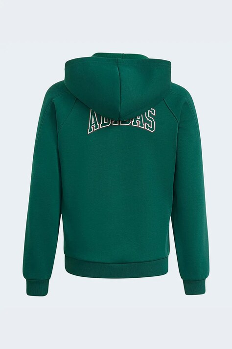adidas кофта на застібці з капюшоном дитяча з бавовною — фото 2