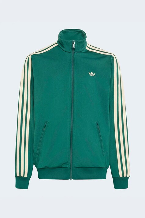 adidas Originals кофта, яка розстібається дитяча ADICOLOR — AW26-BLKZYT, зелений — фото 2