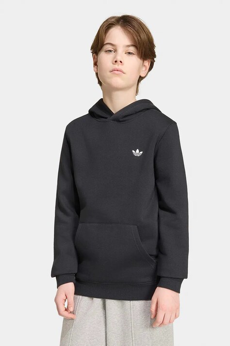 adidas Originals Bluza z kapturem dziecięca z bawełną czarna KR0879