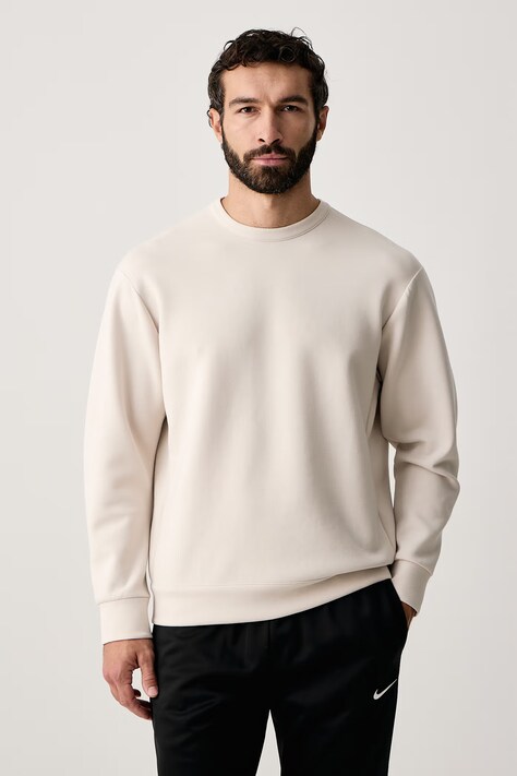 Nike Bluza treningowa męska z modalem 24.7 Impossibly Soft Dri-FIT beżowa HQ6964.104