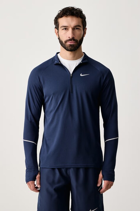 Nike Longsleeve do biegania męski Miler Dri-FIT granatowy IF2084.410