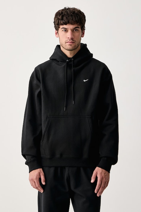 Nike Sportswear Bluza z kapturem męska z bawełną Solo Swoosh czarna HV1082.010